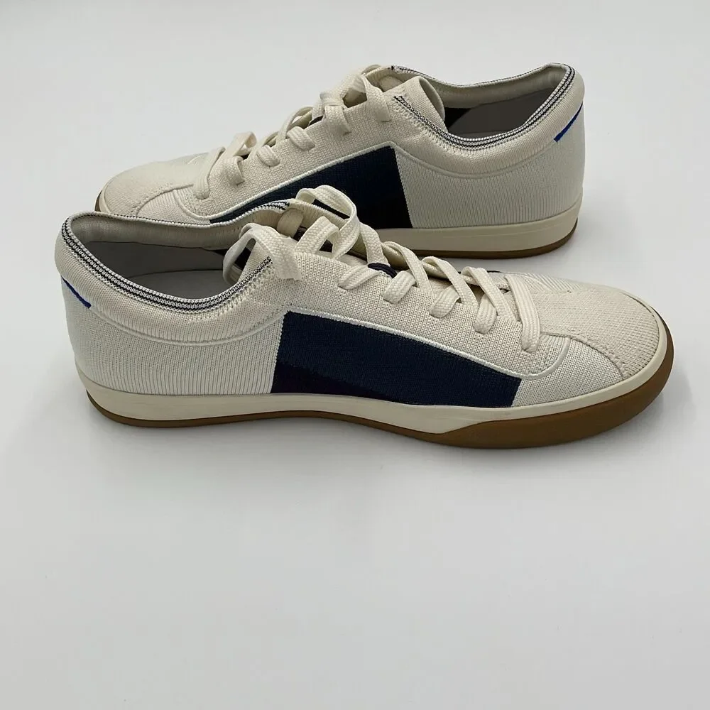 Rothys Lace Up Sneakers Blue Blackberry‎ Color Block Shoes Womens Size 8 EUC